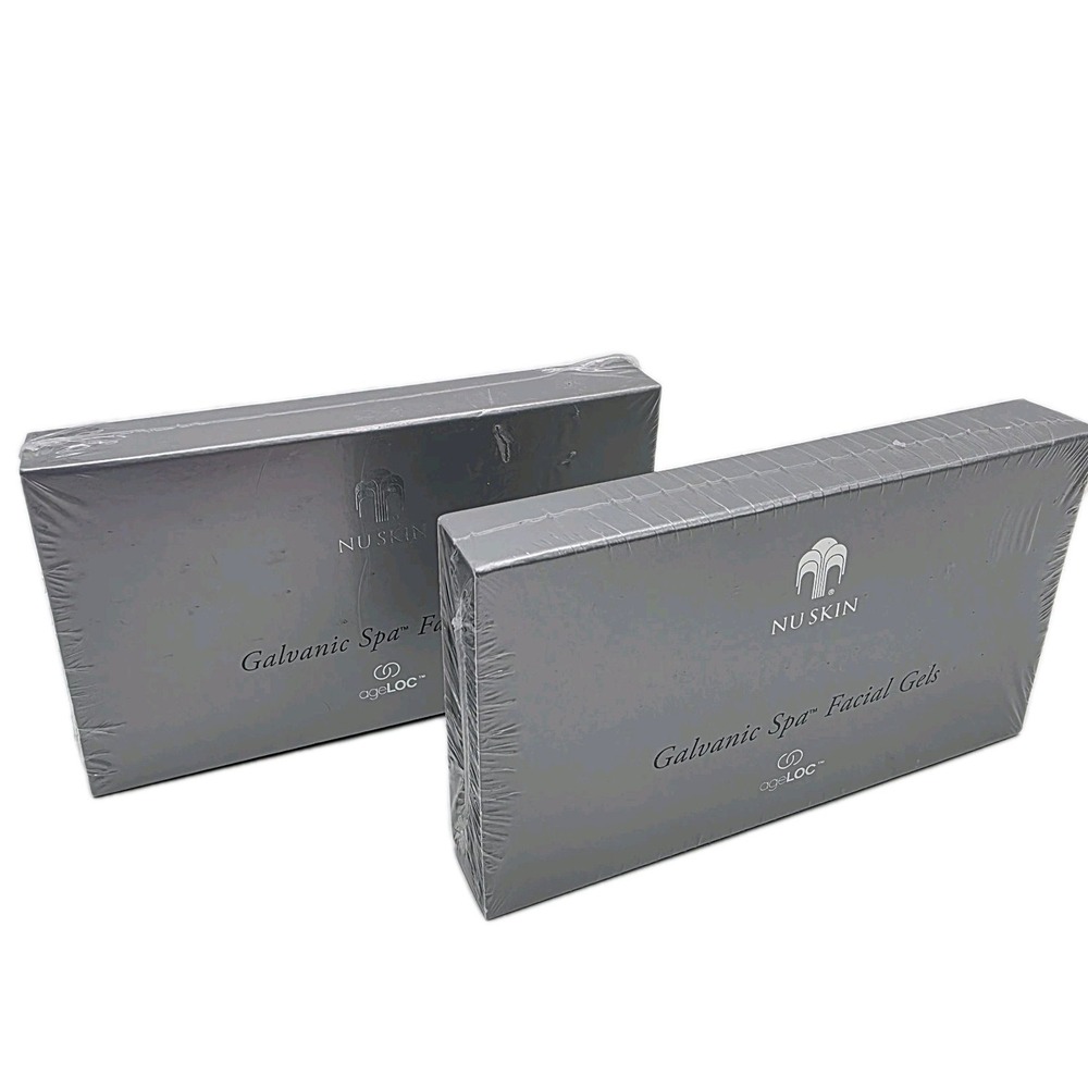 NuSkin Galvanic Spa Facial Gels Ageloc Lot Of 2 New Sealed Box Nu Skin